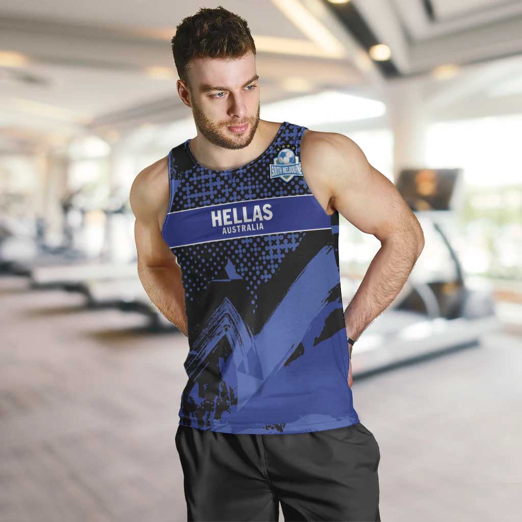 Custom Oceania Football South Melbourne Men Tank Top Hellas Australia Pride