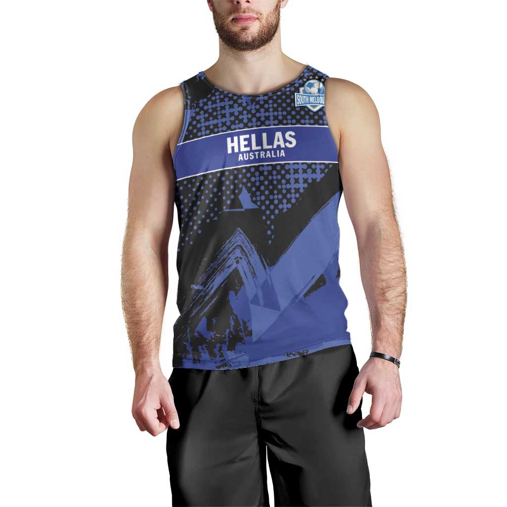 Custom Oceania Football South Melbourne Men Tank Top Hellas Australia Pride