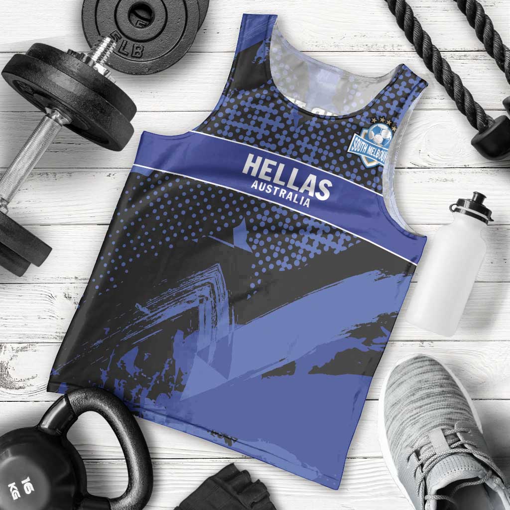 Custom Oceania Football South Melbourne Men Tank Top Hellas Australia Pride