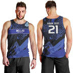 Custom Oceania Football South Melbourne Men Tank Top Hellas Australia Pride