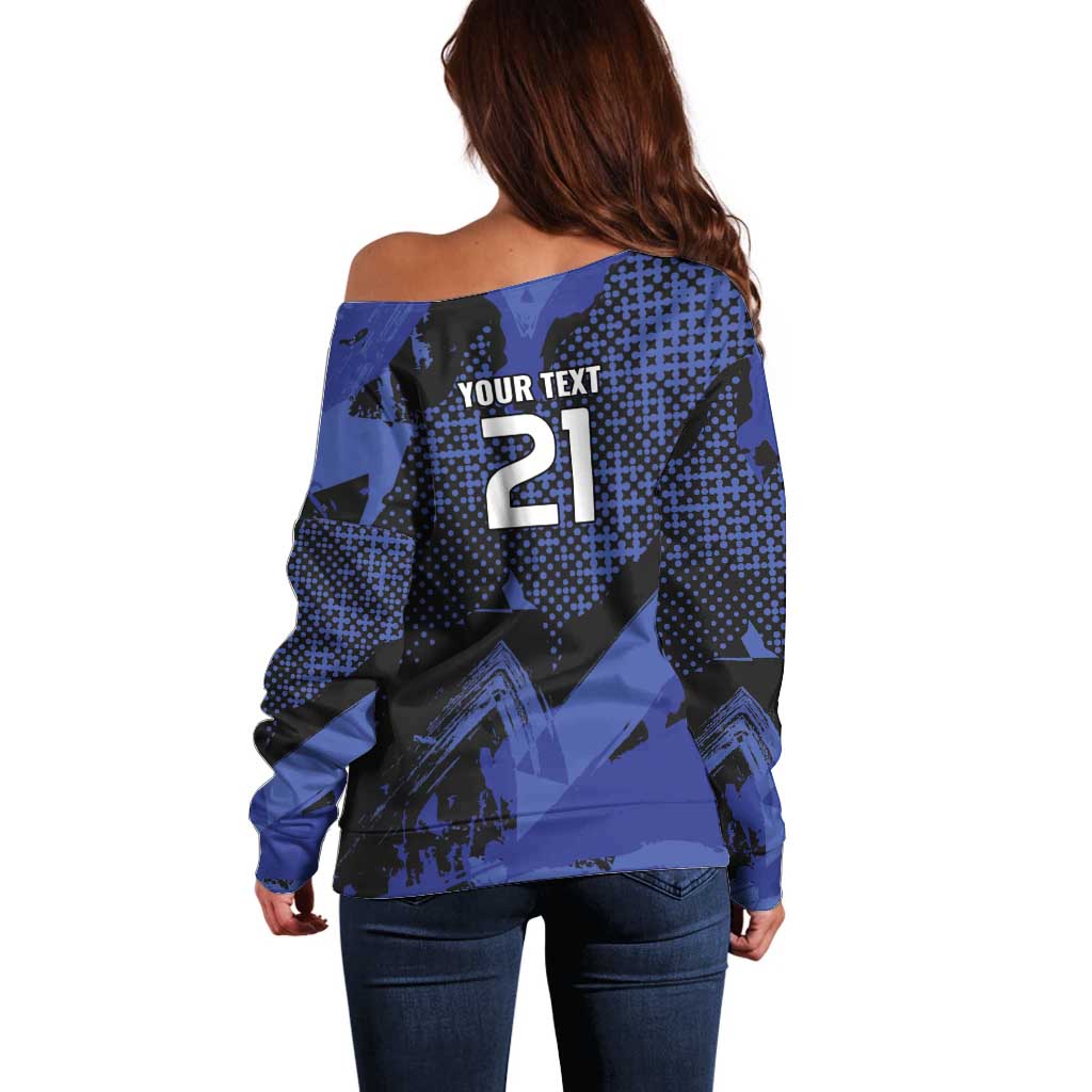 Custom Oceania Football South Melbourne Off Shoulder Sweater Hellas Australia Pride