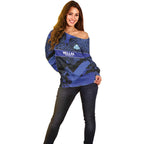 Custom Oceania Football South Melbourne Off Shoulder Sweater Hellas Australia Pride