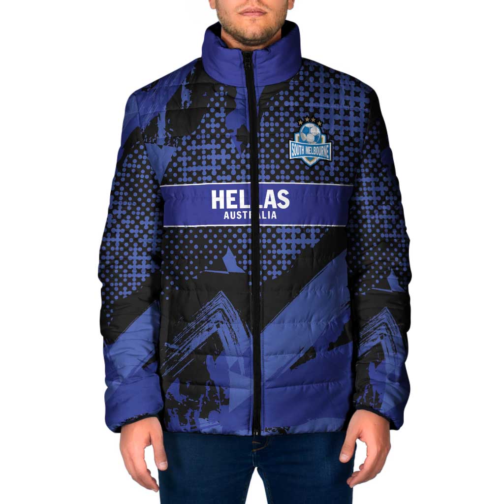 Custom Oceania Football South Melbourne Padded Jacket Hellas Australia Pride