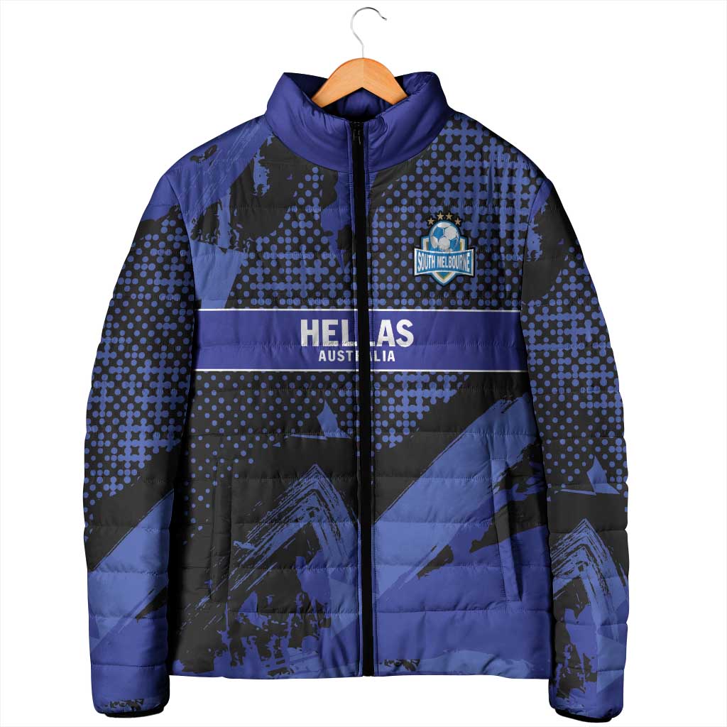 Custom Oceania Football South Melbourne Padded Jacket Hellas Australia Pride