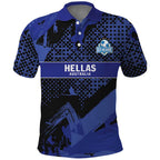 Custom Oceania Football South Melbourne Polo Shirt Hellas Australia Pride