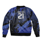 Custom Oceania Football South Melbourne Sleeve Zip Bomber Jacket Hellas Australia Pride
