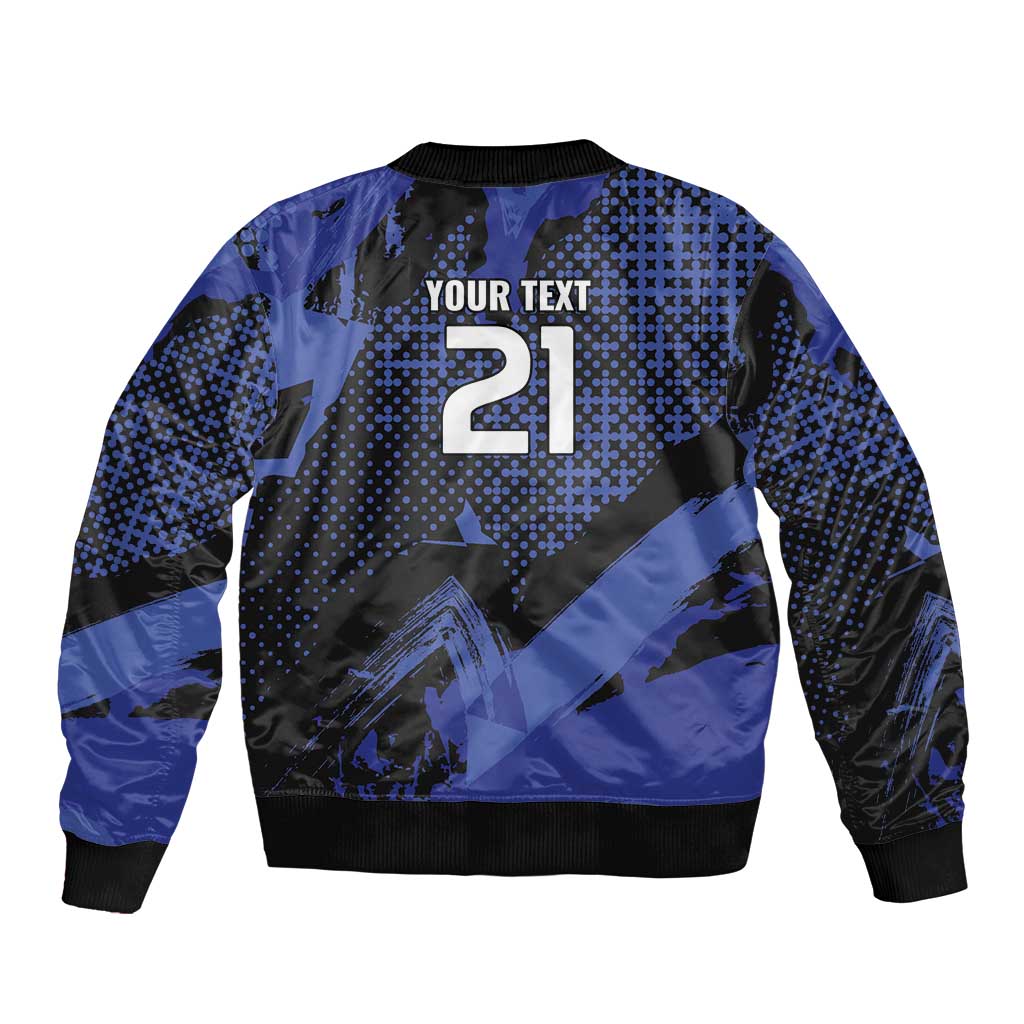 Custom Oceania Football South Melbourne Sleeve Zip Bomber Jacket Hellas Australia Pride