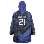 Custom Oceania Football South Melbourne Wearable Blanket Hoodie Hellas Australia Pride