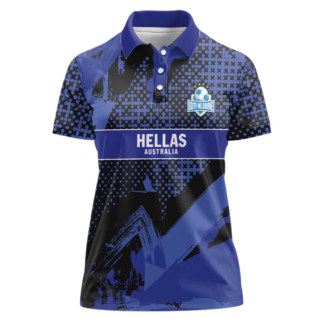 Custom Oceania Football South Melbourne Women Polo Shirt Hellas Australia Pride