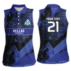 Custom Oceania Football South Melbourne Women Sleeveless Polo Shirt Hellas Australia Pride