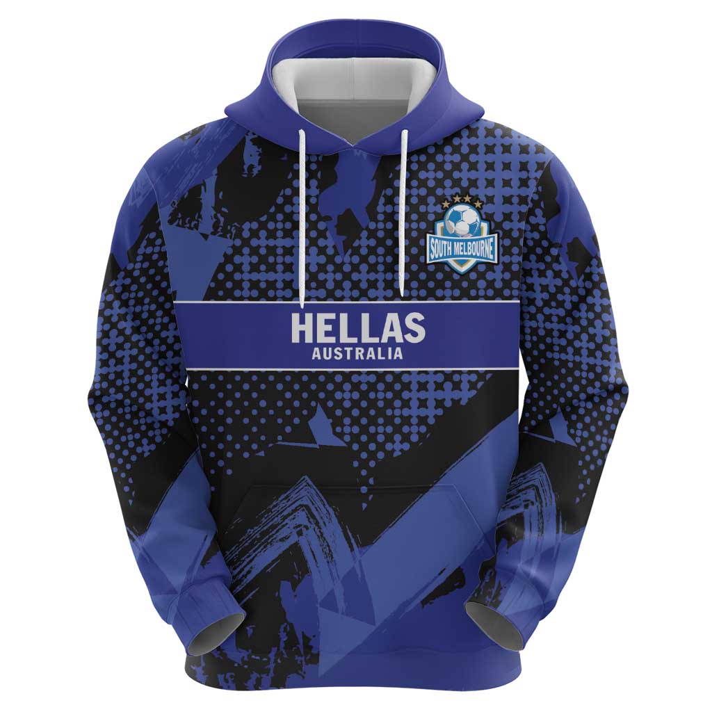 Custom Oceania Football South Melbourne Zip Hoodie Hellas Australia Pride