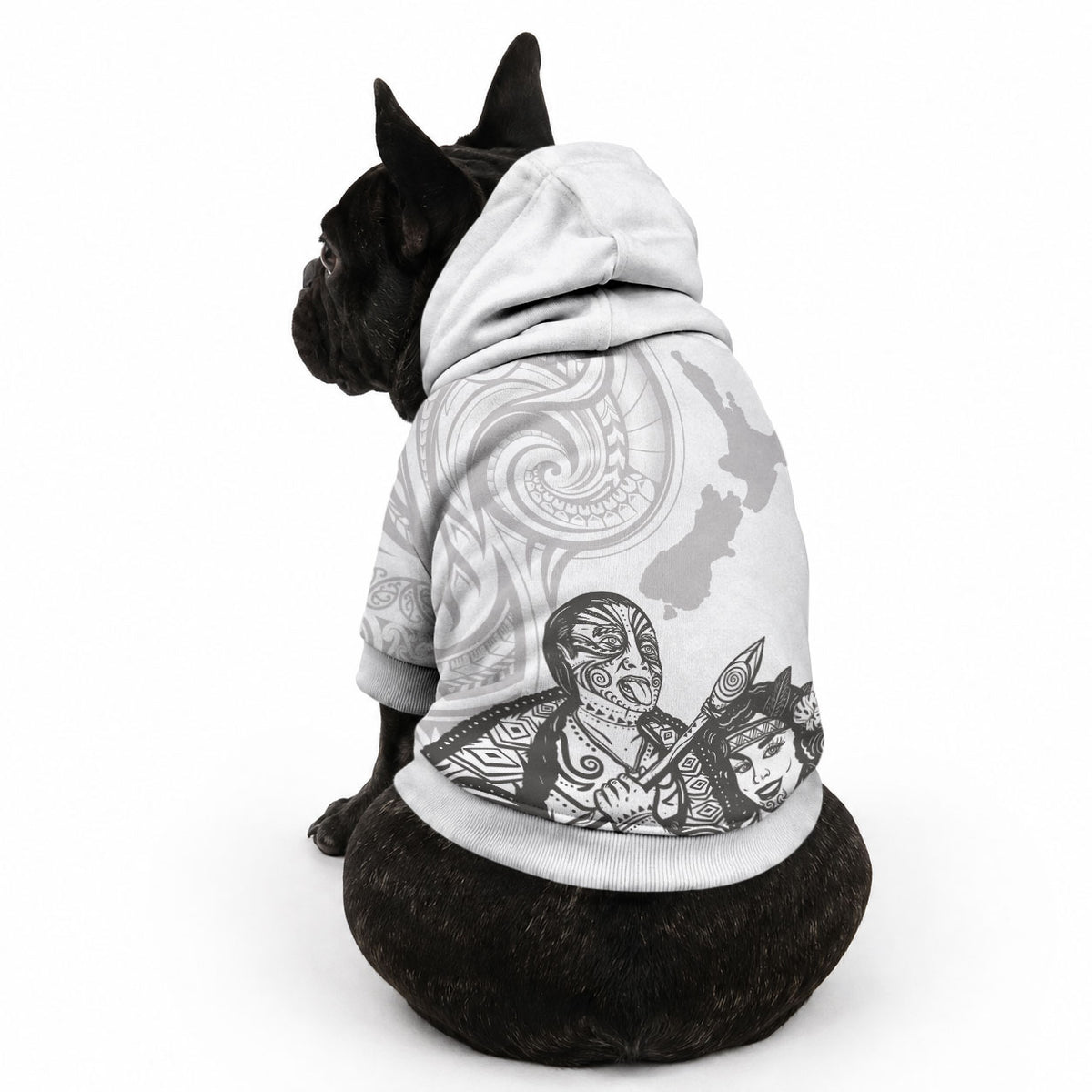 Aroha Maori Language Pet Hoodie Te Reo Maori Inspired Art