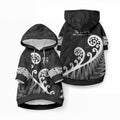 Kia Mau Ki To Ukaipo Pet Hoodie Te Reo Maori Koru Fern Art