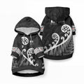 Kia Ora Maori Language Pet Hoodie Te Reo Maori Koru Fern Art