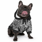 New Zealand Maori Rugby Pet Hoodie Black Haka Dance With NZ Champions History