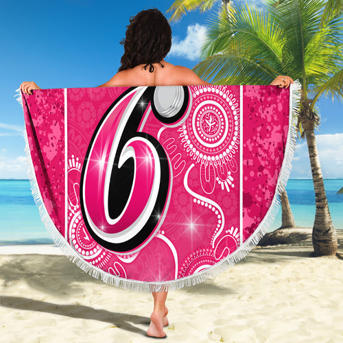 custom-sydney-sixers-cricket-beach-blanket-the-fourth-time-champions-aboriginal