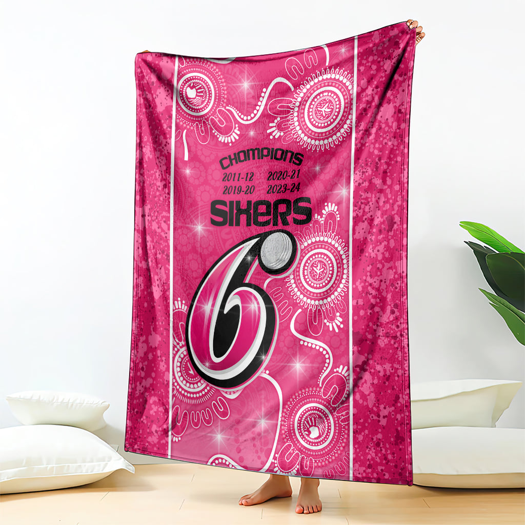 custom-sydney-sixers-cricket-blanket-the-fourth-time-champions-aboriginal