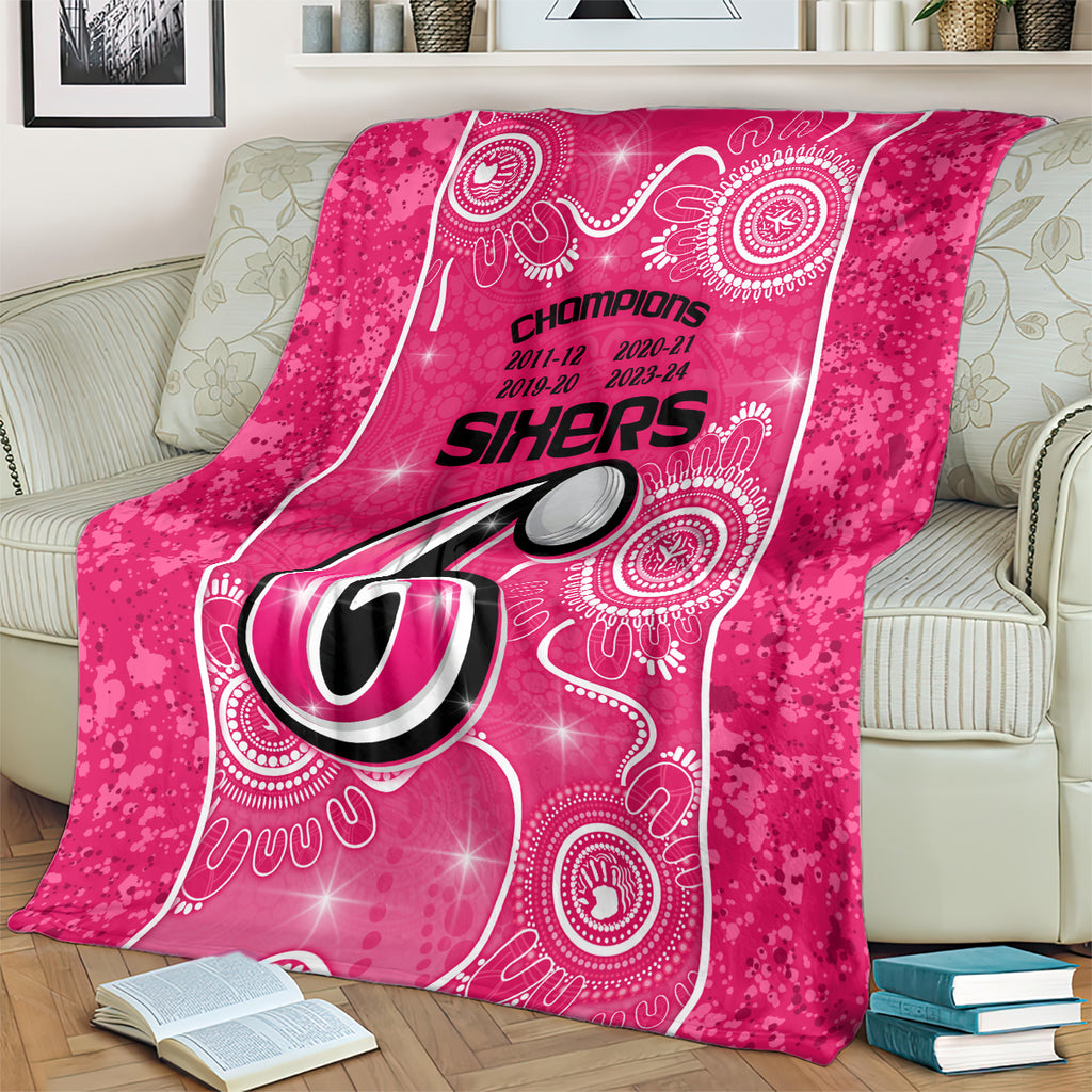 custom-sydney-sixers-cricket-blanket-the-fourth-time-champions-aboriginal