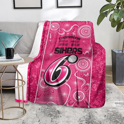 custom-sydney-sixers-cricket-blanket-the-fourth-time-champions-aboriginal