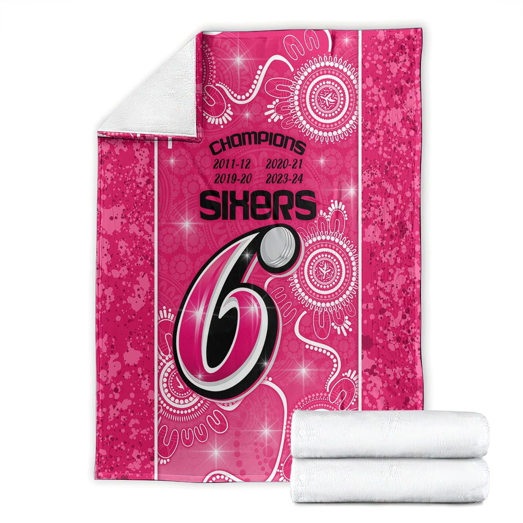 custom-sydney-sixers-cricket-blanket-the-fourth-time-champions-aboriginal