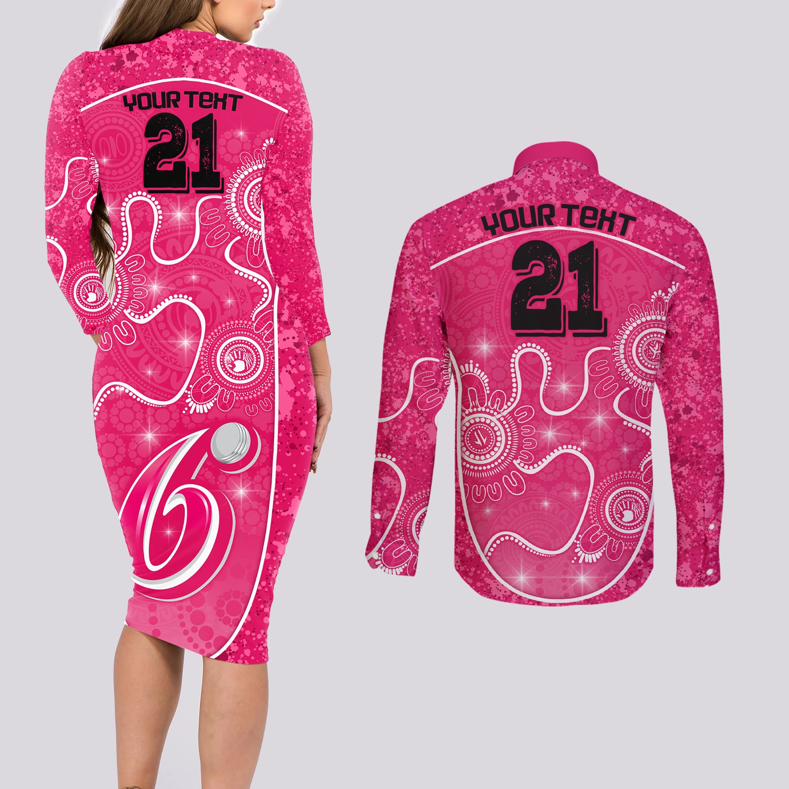 custom-sydney-sixers-cricket-couples-matching-long-sleeve-bodycon-dress-and-long-sleeve-button-shirt-the-fourth-time-champions-aboriginal
