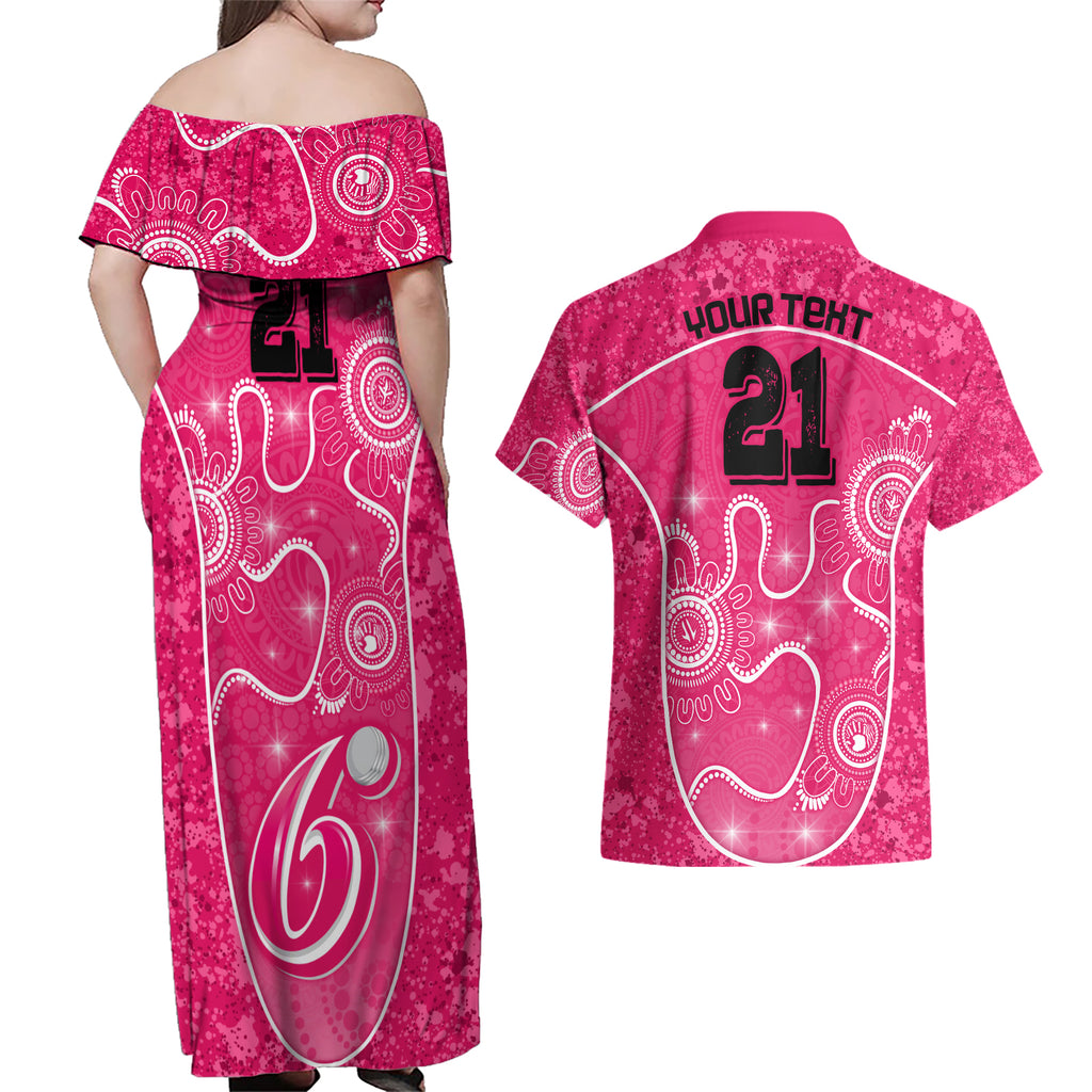 custom-sydney-sixers-cricket-couples-matching-off-shoulder-maxi-dress-and-hawaiian-shirt-the-fourth-time-champions-aboriginal