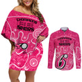 custom-sydney-sixers-cricket-couples-matching-off-shoulder-short-dress-and-long-sleeve-button-shirt-the-fourth-time-champions-aboriginal