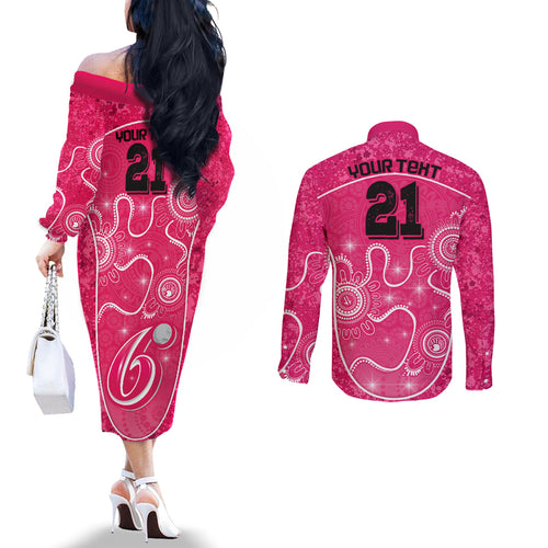 custom-sydney-sixers-cricket-couples-matching-off-the-shoulder-long-sleeve-dress-and-long-sleeve-button-shirt-the-fourth-time-champions-aboriginal