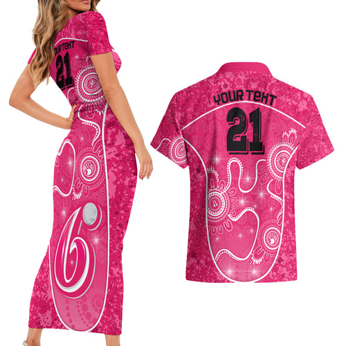 custom-sydney-sixers-cricket-couples-matching-short-sleeve-bodycon-dress-and-hawaiian-shirt-the-fourth-time-champions-aboriginal