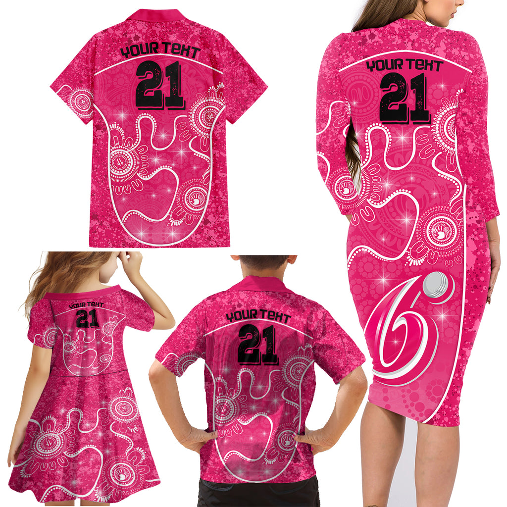 custom-sydney-sixers-cricket-family-matching-long-sleeve-bodycon-dress-and-hawaiian-shirt-the-fourth-time-champions-aboriginal