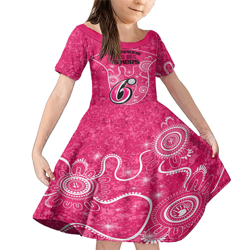 custom-sydney-sixers-cricket-family-matching-mermaid-dress-and-hawaiian-shirt-the-fourth-time-champions-aboriginal