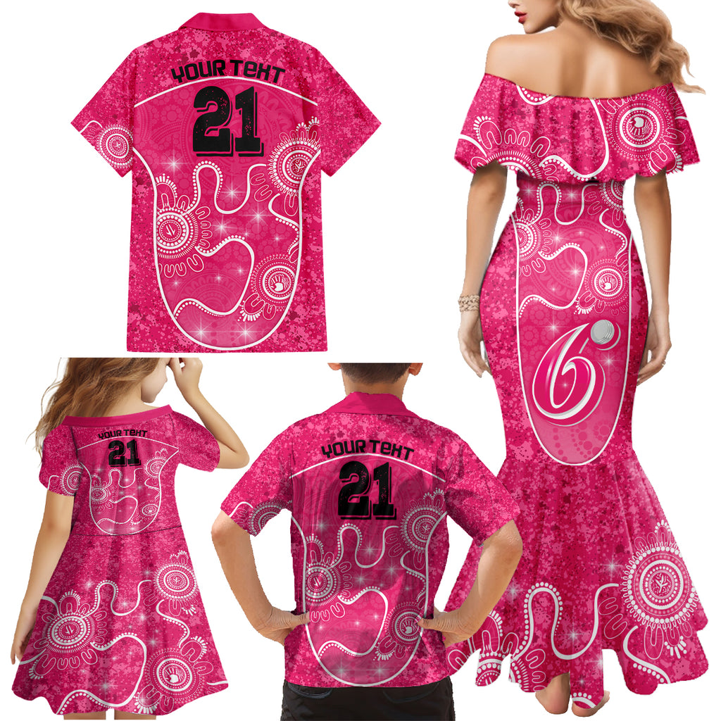 custom-sydney-sixers-cricket-family-matching-mermaid-dress-and-hawaiian-shirt-the-fourth-time-champions-aboriginal