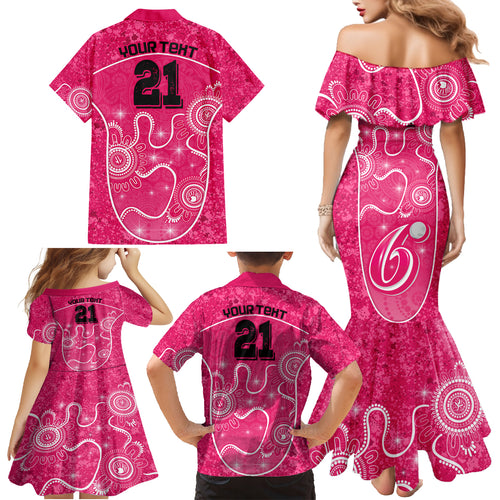 custom-sydney-sixers-cricket-family-matching-mermaid-dress-and-hawaiian-shirt-the-fourth-time-champions-aboriginal