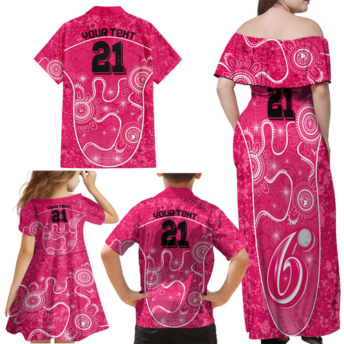 custom-sydney-sixers-cricket-family-matching-off-shoulder-maxi-dress-and-hawaiian-shirt-the-fourth-time-champions-aboriginal