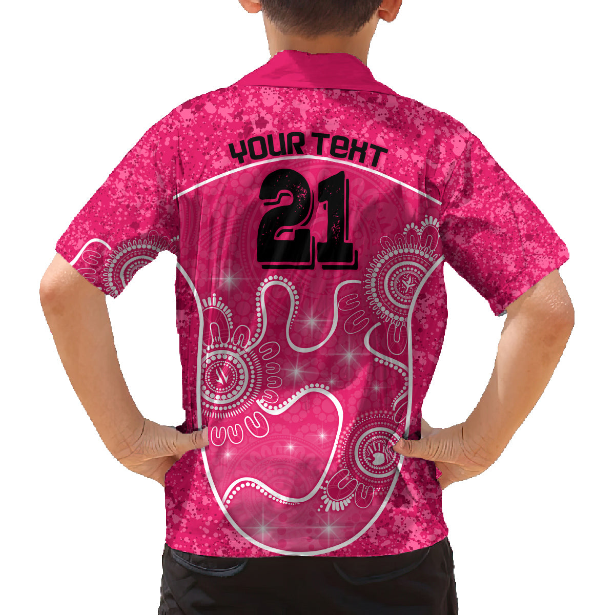 custom-sydney-sixers-cricket-family-matching-off-shoulder-short-dress-and-hawaiian-shirt-the-fourth-time-champions-aboriginal