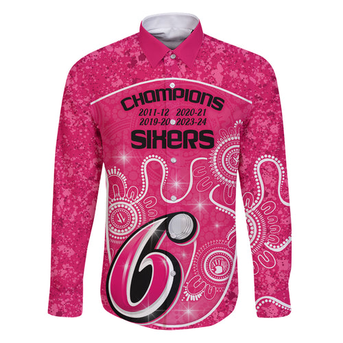 custom-sydney-sixers-cricket-family-matching-puletasi-dress-and-hawaiian-shirt-the-fourth-time-champions-aboriginal