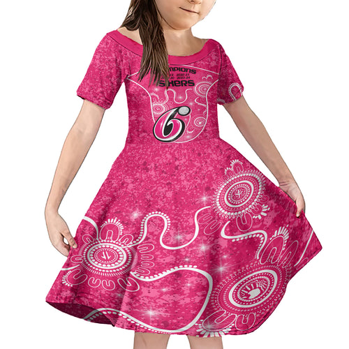 custom-sydney-sixers-cricket-family-matching-summer-maxi-dress-and-hawaiian-shirt-the-fourth-time-champions-aboriginal