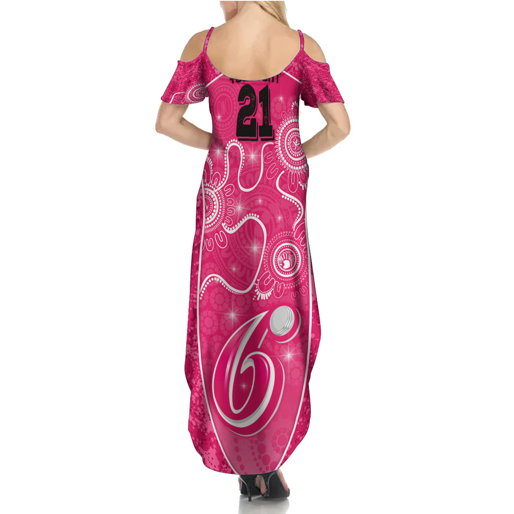 custom-sydney-sixers-cricket-family-matching-summer-maxi-dress-and-hawaiian-shirt-the-fourth-time-champions-aboriginal