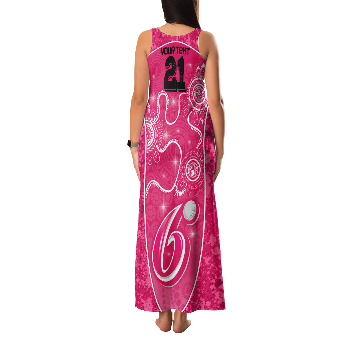 custom-sydney-sixers-cricket-family-matching-tank-maxi-dress-and-hawaiian-shirt-the-fourth-time-champions-aboriginal