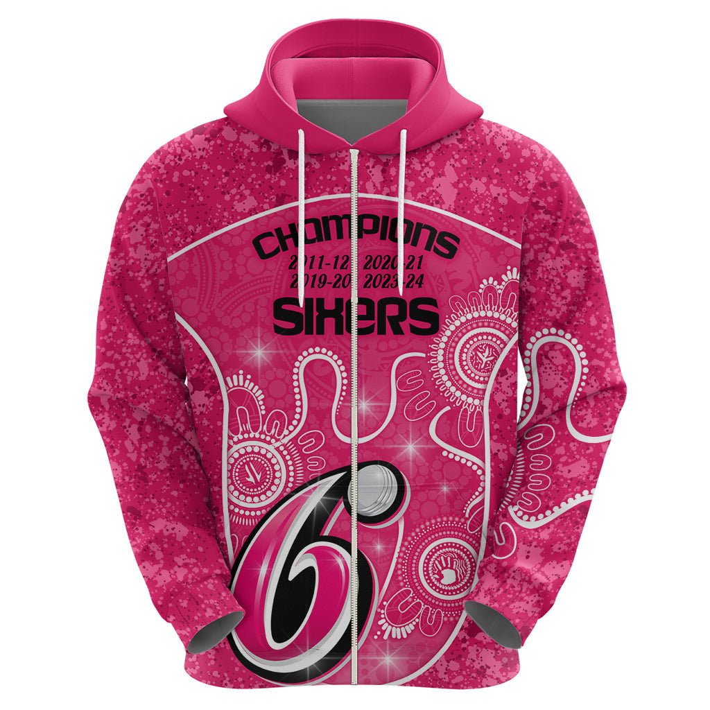 custom-sydney-sixers-cricket-hoodie-the-fourth-time-champions-aboriginal