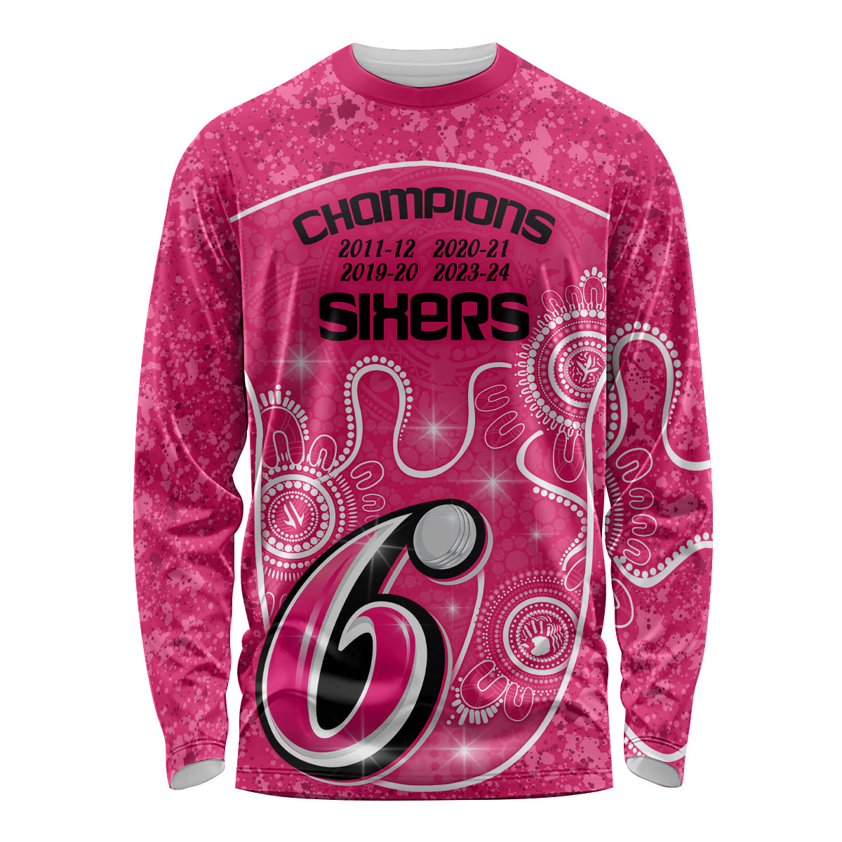 custom-sydney-sixers-cricket-long-sleeve-shirt-the-fourth-time-champions-aboriginal