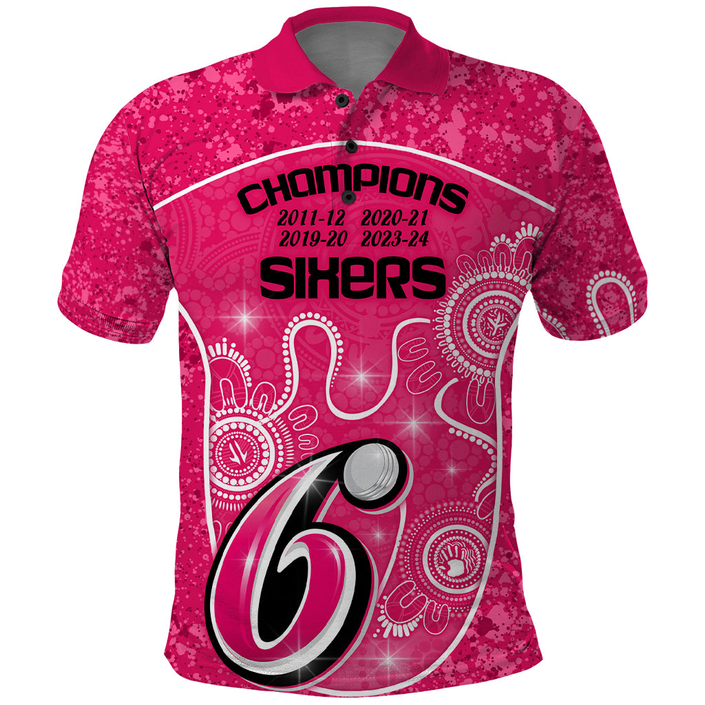 custom-sydney-sixers-cricket-polo-shirt-the-fourth-time-champions-aboriginal
