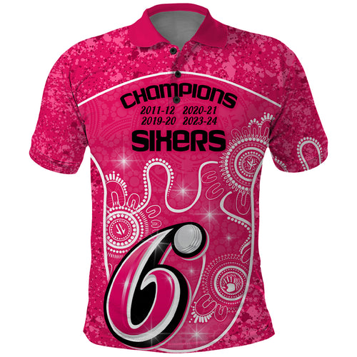 custom-sydney-sixers-cricket-polo-shirt-the-fourth-time-champions-aboriginal