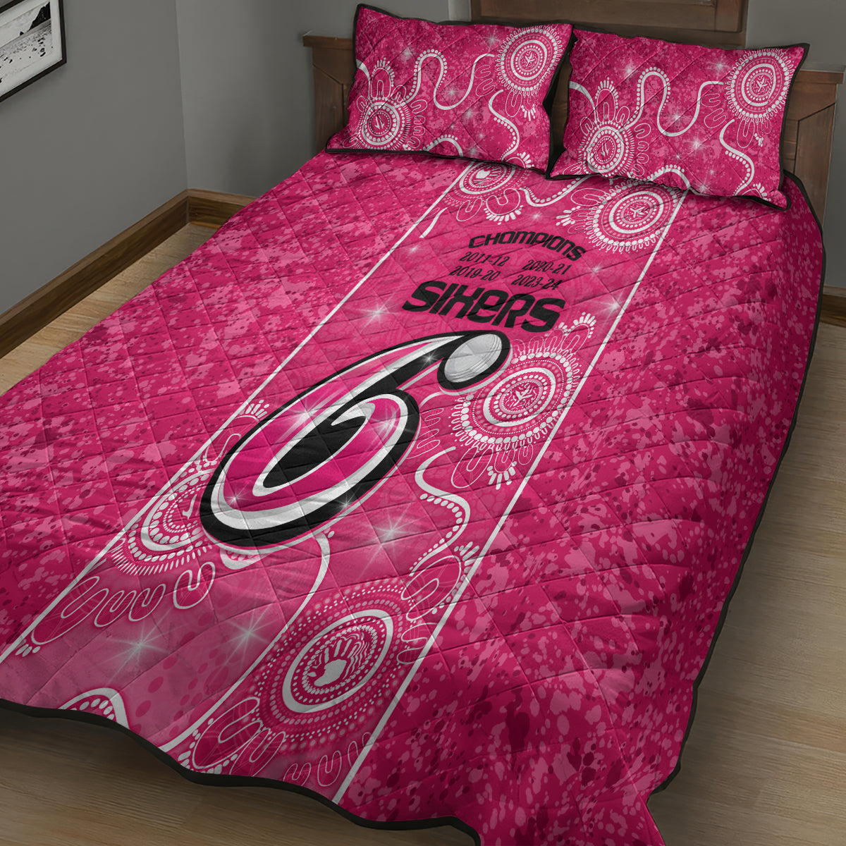 custom-sydney-sixers-cricket-quilt-bed-set-the-fourth-time-champions-aboriginal