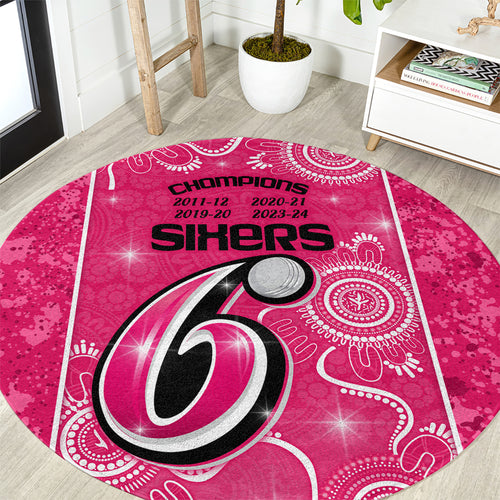 custom-sydney-sixers-cricket-round-carpet-the-fourth-time-champions-aboriginal