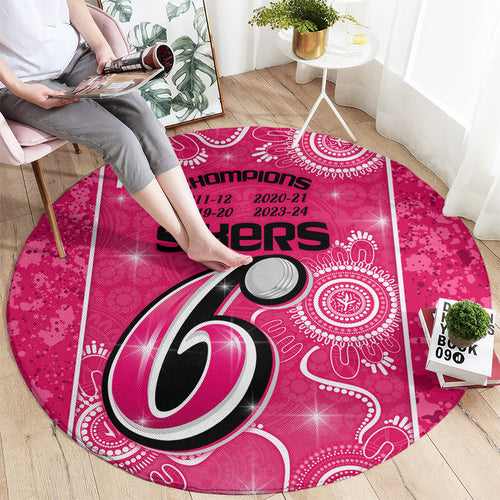 custom-sydney-sixers-cricket-round-carpet-the-fourth-time-champions-aboriginal