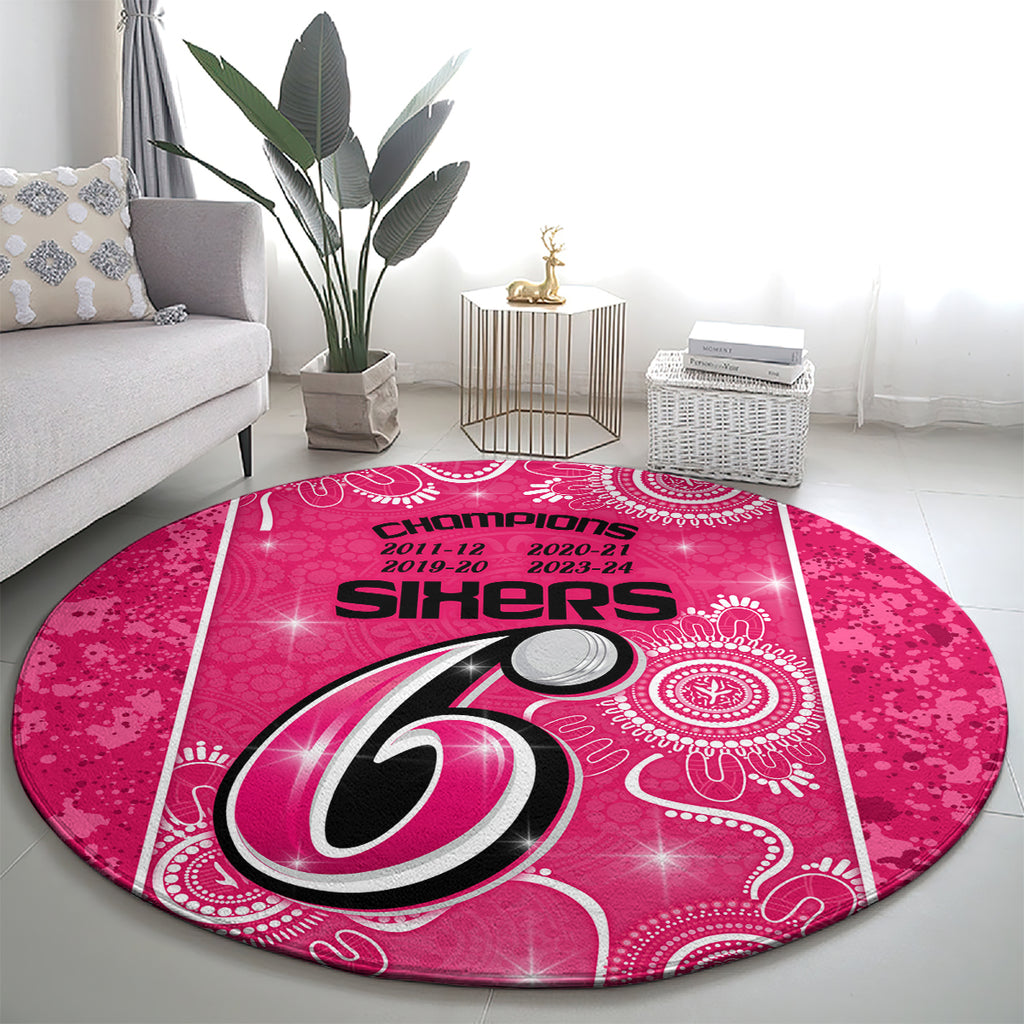 custom-sydney-sixers-cricket-round-carpet-the-fourth-time-champions-aboriginal