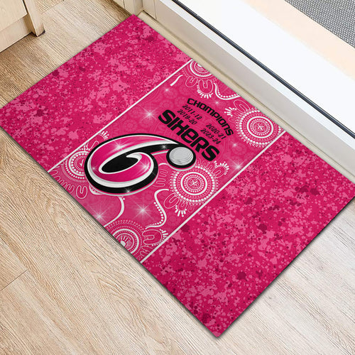 custom-sydney-sixers-cricket-rubber-doormat-the-fourth-time-champions-aboriginal