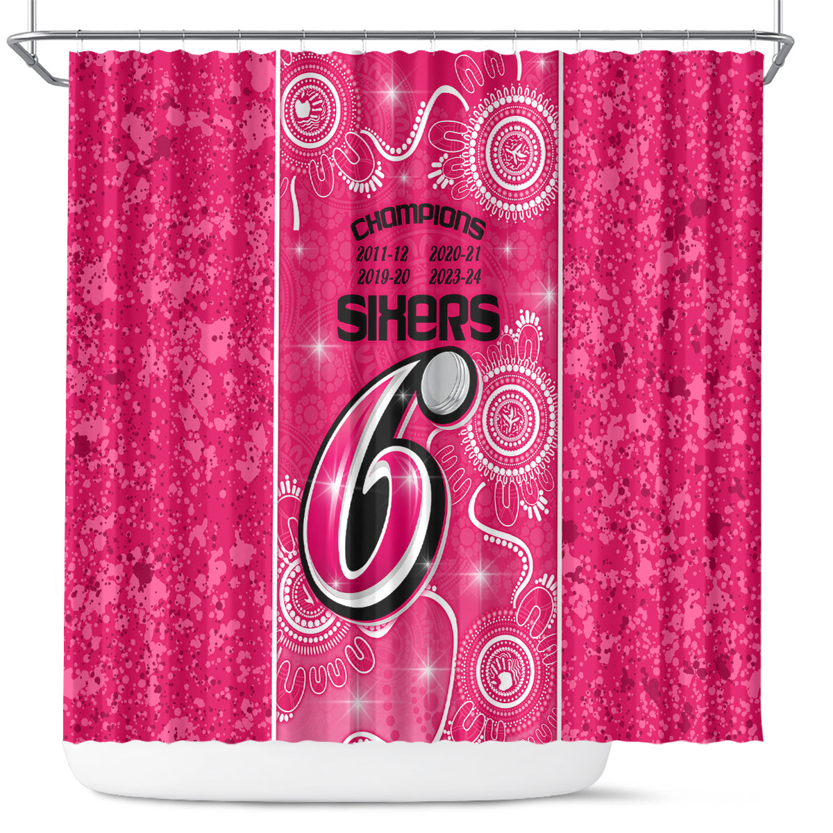 custom-sydney-sixers-cricket-shower-curtain-the-fourth-time-champions-aboriginal