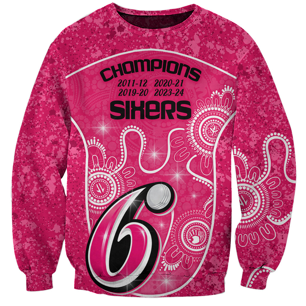 custom-sydney-sixers-cricket-sweatshirt-the-fourth-time-champions-aboriginal